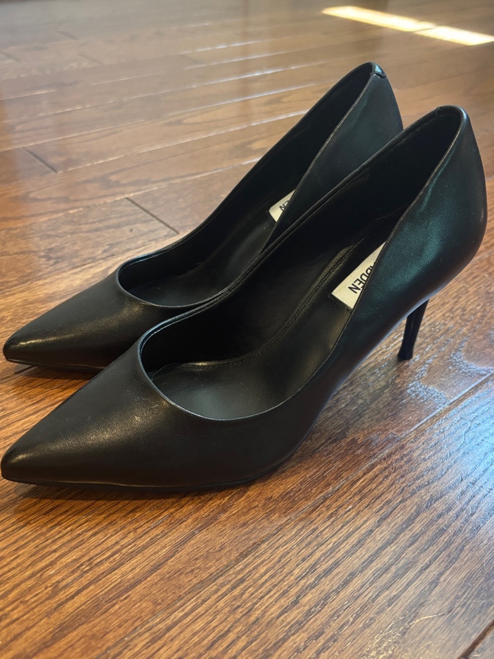 Classic Black Pointed-Toe Pumps